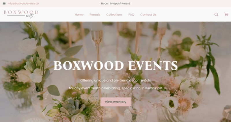BOXWOOD EVENTS LTD