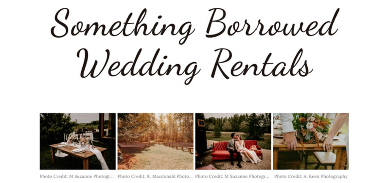Something Borrowed Wedding Rentals
